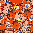 Girls Orange Floral Sweatshirt, 1, hi-res